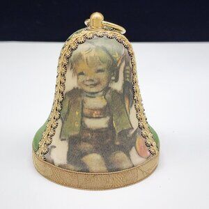 Hummel Christmas Music Box Bell Jingle Bells 4" Deichert KG Western Germany